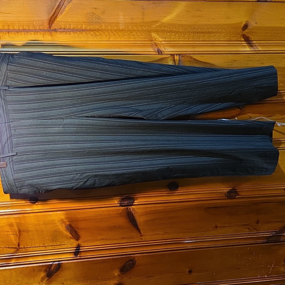 JohnPaulRichard Womens Trousers with Pale Lavendar And White Pinstripes